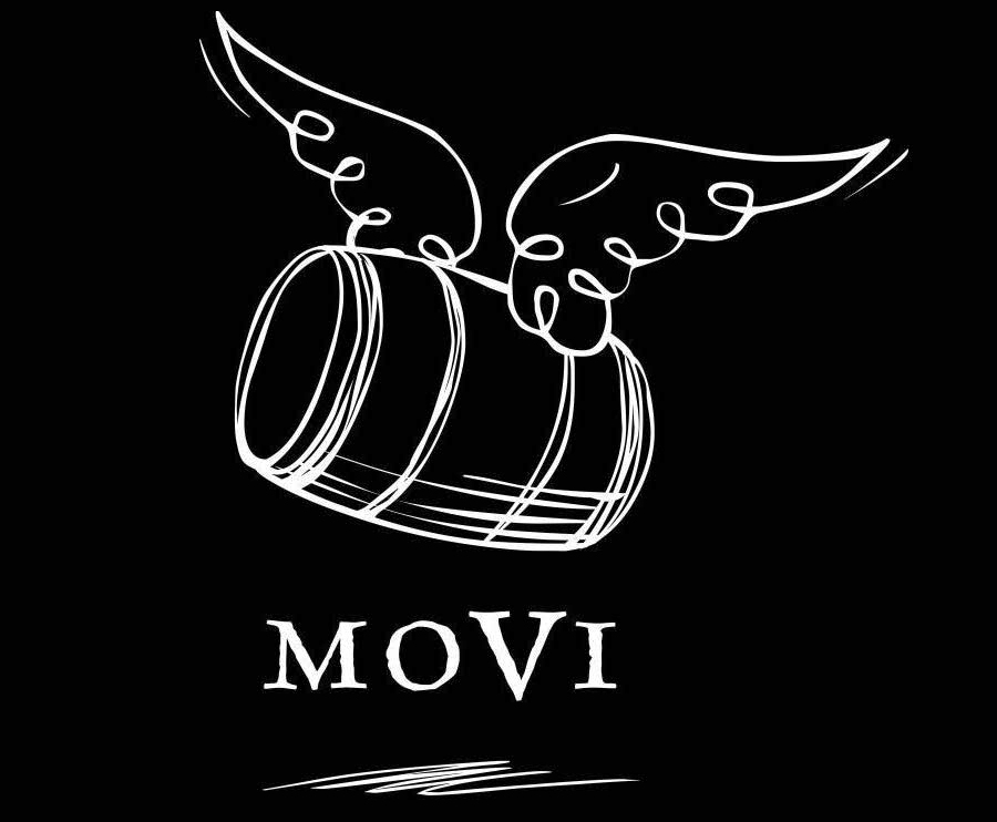 Os vinhos do Movi, normalmente, imprimem no contra-rótulo com a logomarca do Movimento