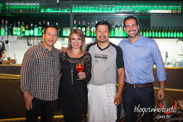   Os sócios 2gather Murilo Hypólito, Rodrigo Angelin e o chef William Chen Yen